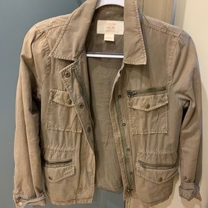 J. Crew classic twill chino jacket